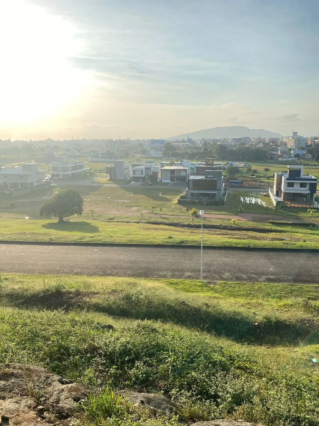 Fim de tarde sobre o Jardim Ingleses